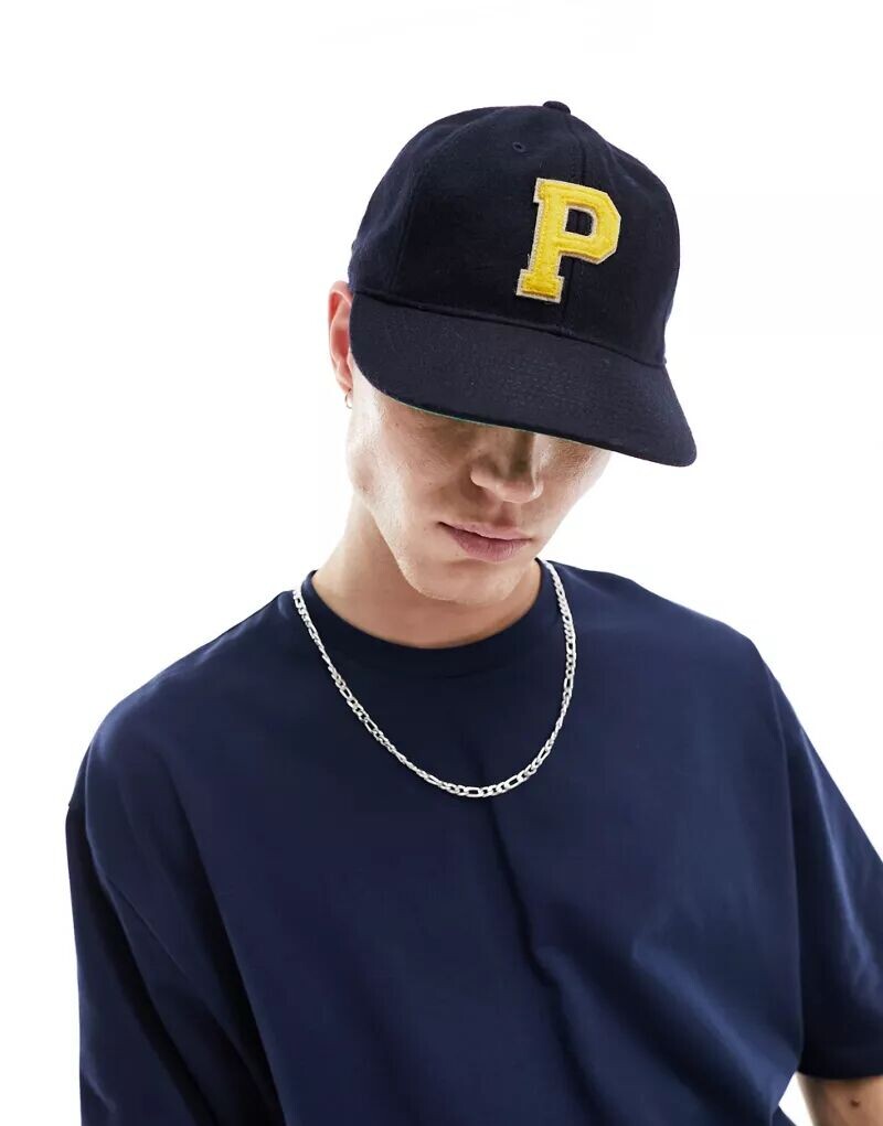 

Темно-синяя шерстяная бейсболка Polo Ralph Lauren Authentic No Fit