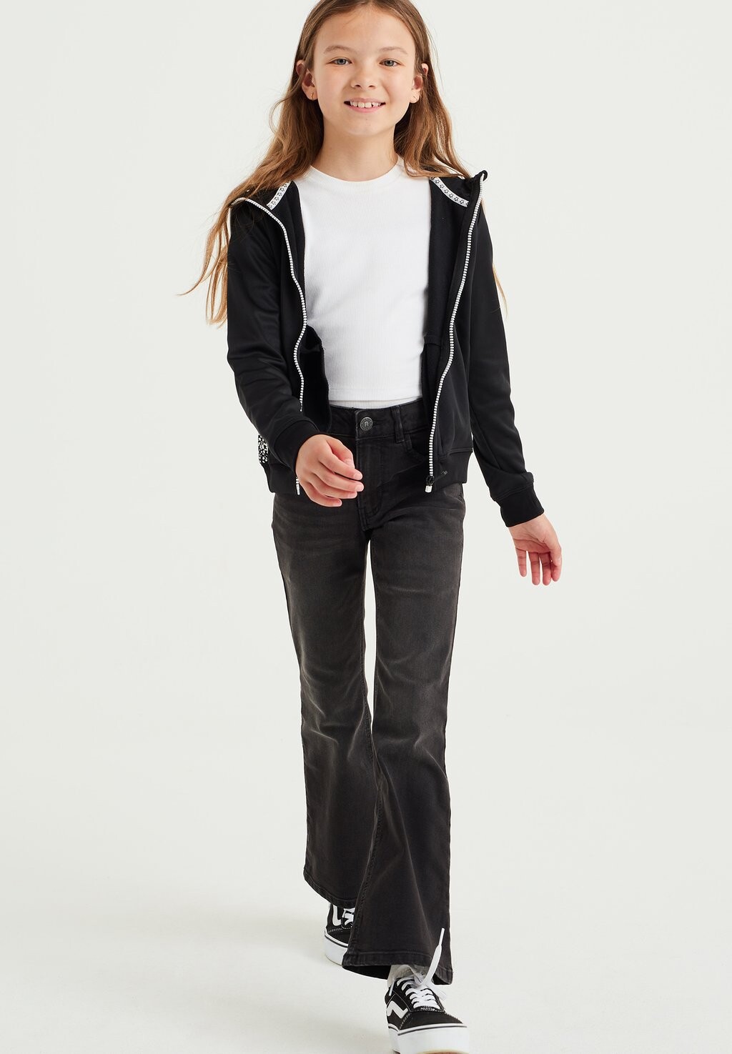 

Джинсы-клеш Met Stretch WE Fashion, черный