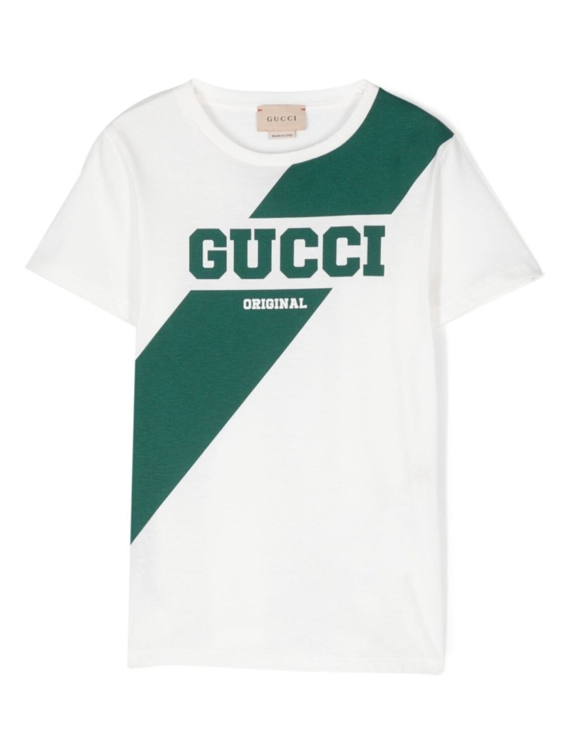 

Gucci Kids футболка из хлопка с принтом, белый