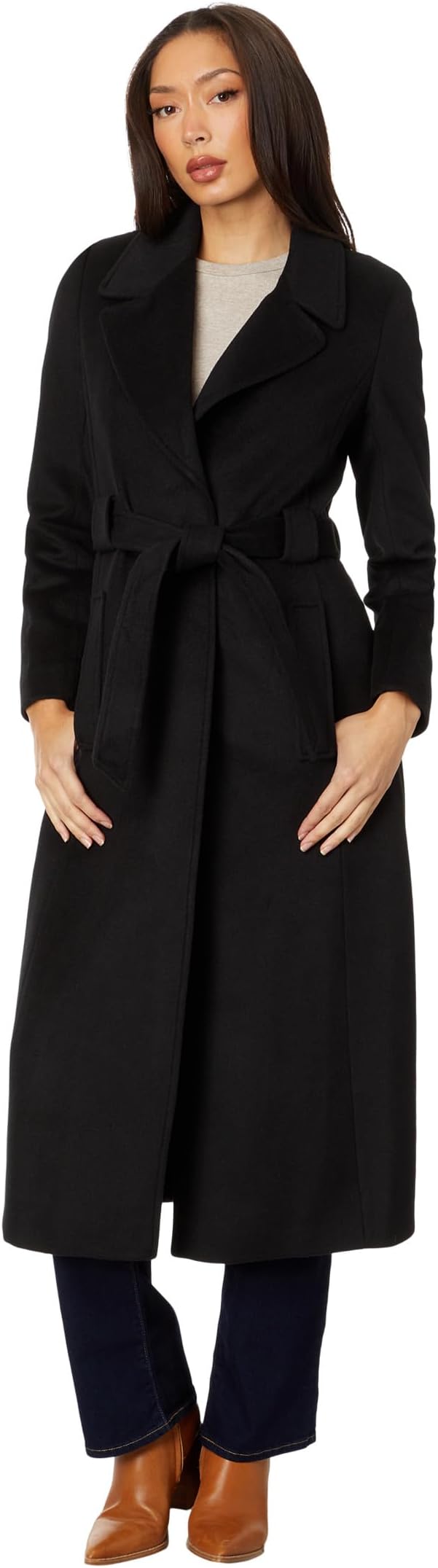 

Куртка Maxi Belted Wrap LAUREN Ralph Lauren, черный