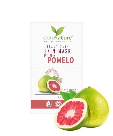 

Натуральная обновляющая маска для лица с розовым помело, 1 шт. Cosnature