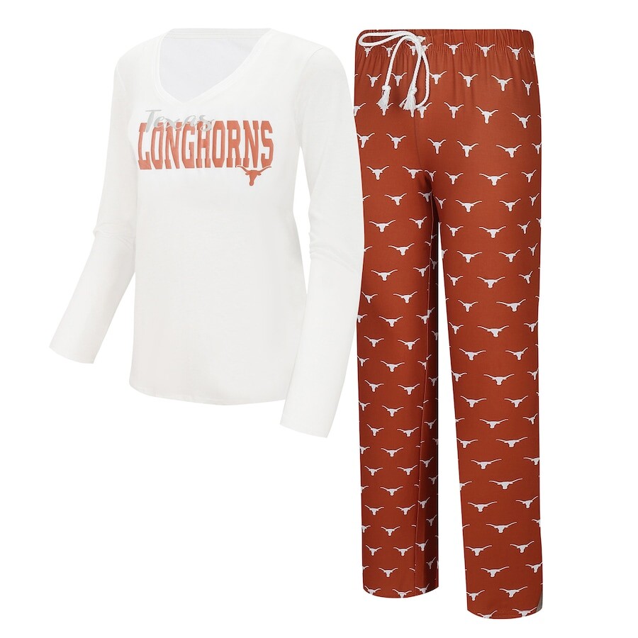

Пижамный комплект Concepts Sport Texas Longhorns, белый