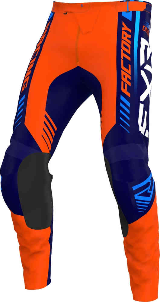Брюки для мотокросса Clutch Pro 2023 FXR, оранжевый/синий брюки fxr clutch pro 2023 для мотокросса брюки черный темно серый