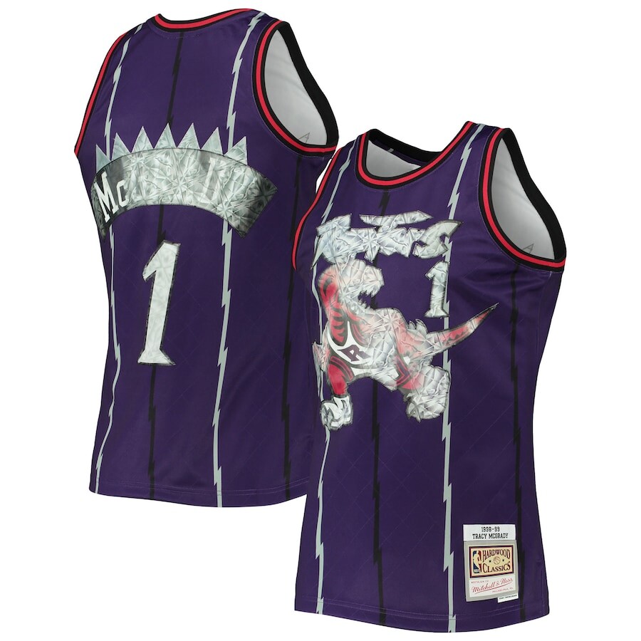 

Джерси Mitchell & Ness Toronto Raptors, фиолетовый