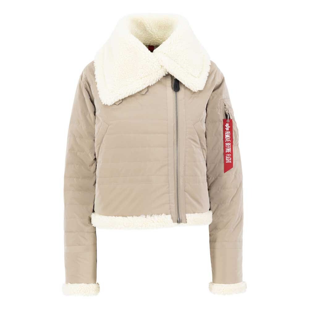 Куртка Alpha Industries B3 Puffer, бежевый жилет alpha industries long puffer бежевый