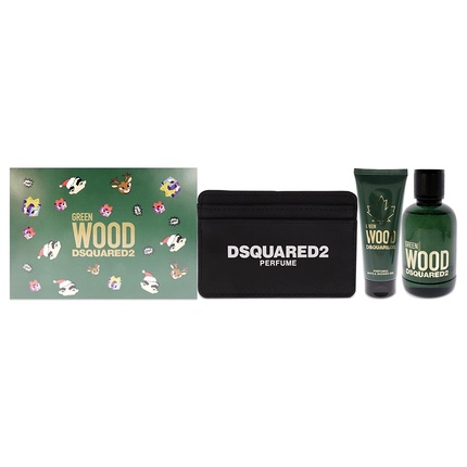 Мужской подарочный набор ароматов Green Wood, Dsquared2 набор парфюмерии dsquared2 dsquared подарочный набор мужской original wood