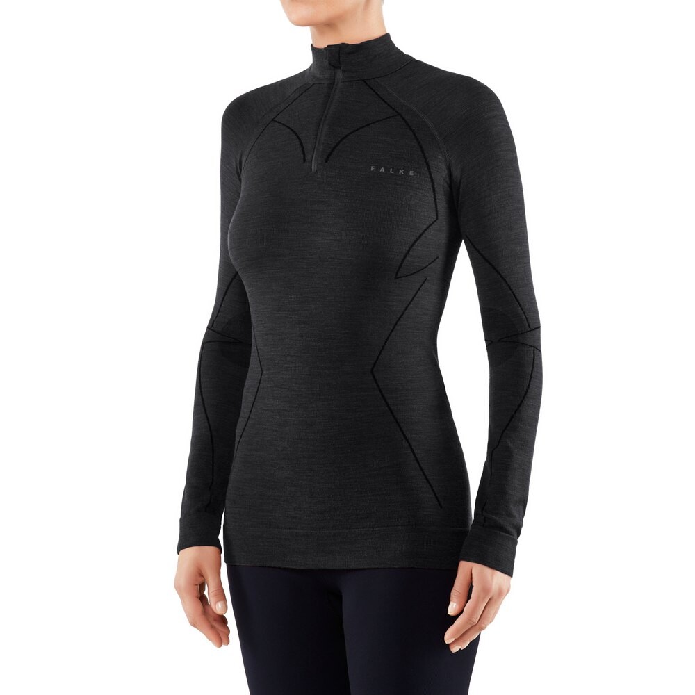

Футболка с длинным рукавом Falke Wool-Tech, черный