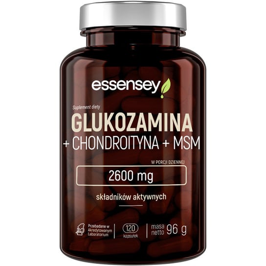 ESSENSEY Глюкозамин+Хондроитин+МСМ 2600мг 120 капс Inna marka