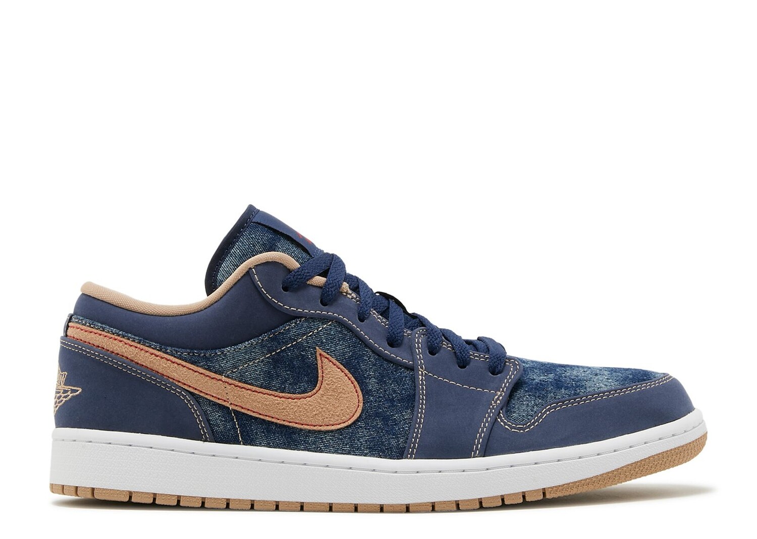 Кроссовки Air Jordan Air Jordan 1 Low Se 'Denim', синий кроссовки air jordan eric koston x air jordan 1 low sb midnight navy синий