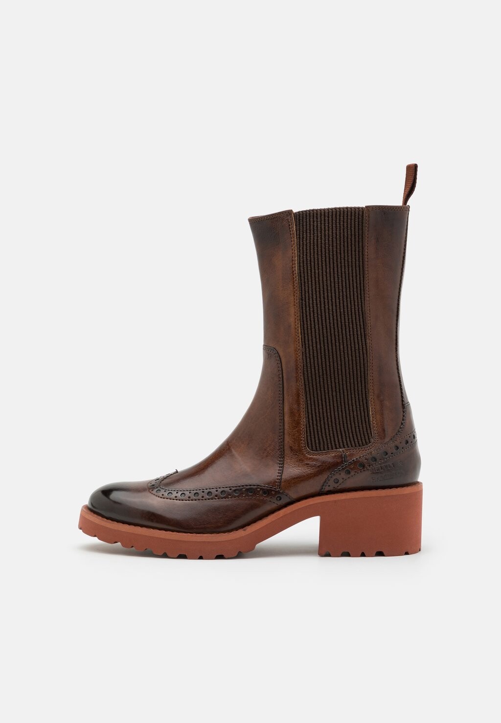 

Ботильоны Abigail 2 Melvin & Hamilton, цвет mid brown/dark brown/orange