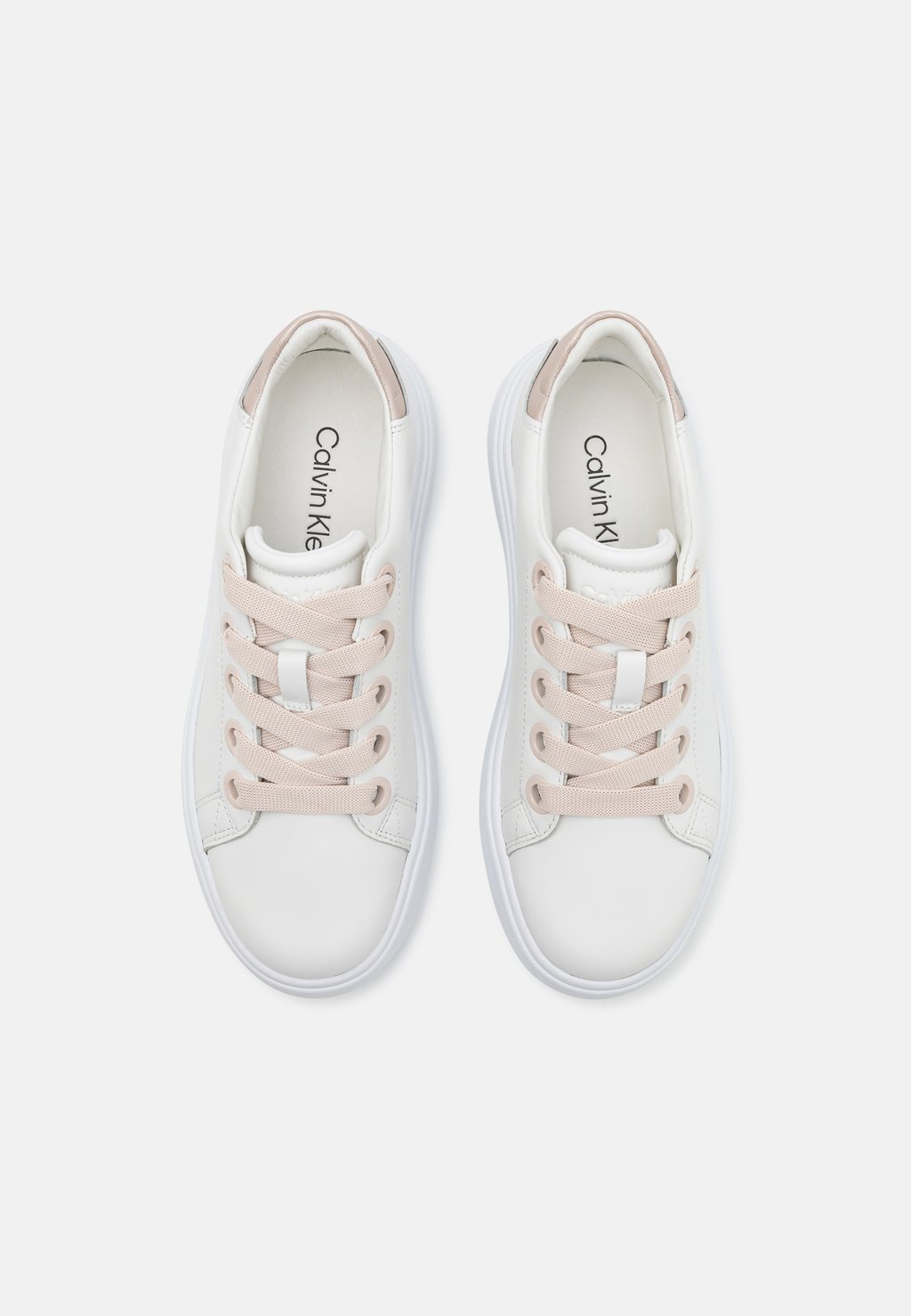 

Кроссовки Cupsole Lace Up Calvin Klein, белый