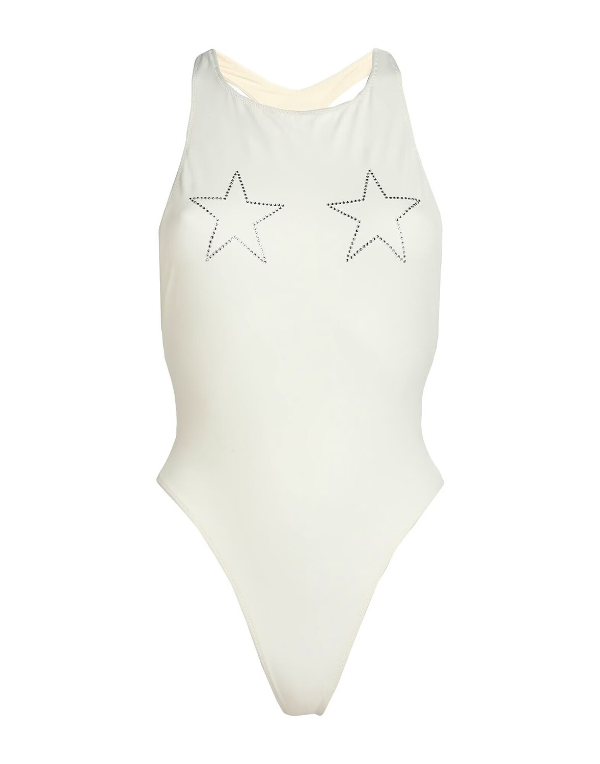 

Цельный купальник Stella Mccartney, кремовый