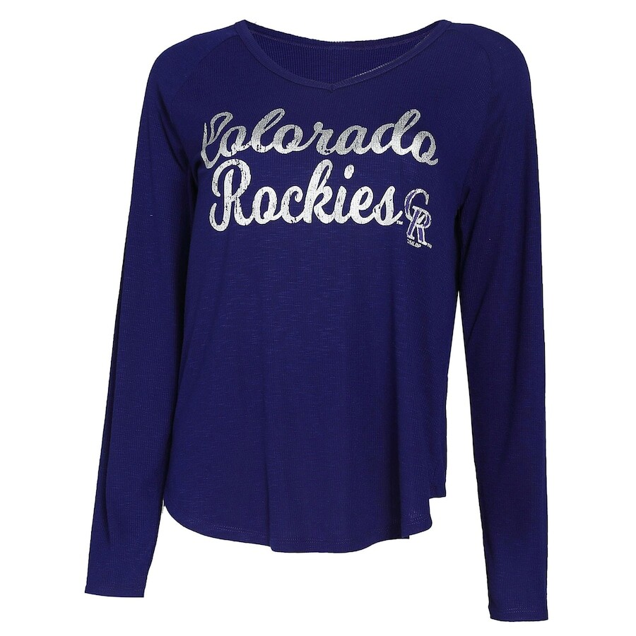 

Футболка с длинным рукавом Concepts Sport Colorado Rockies, фиолетовый