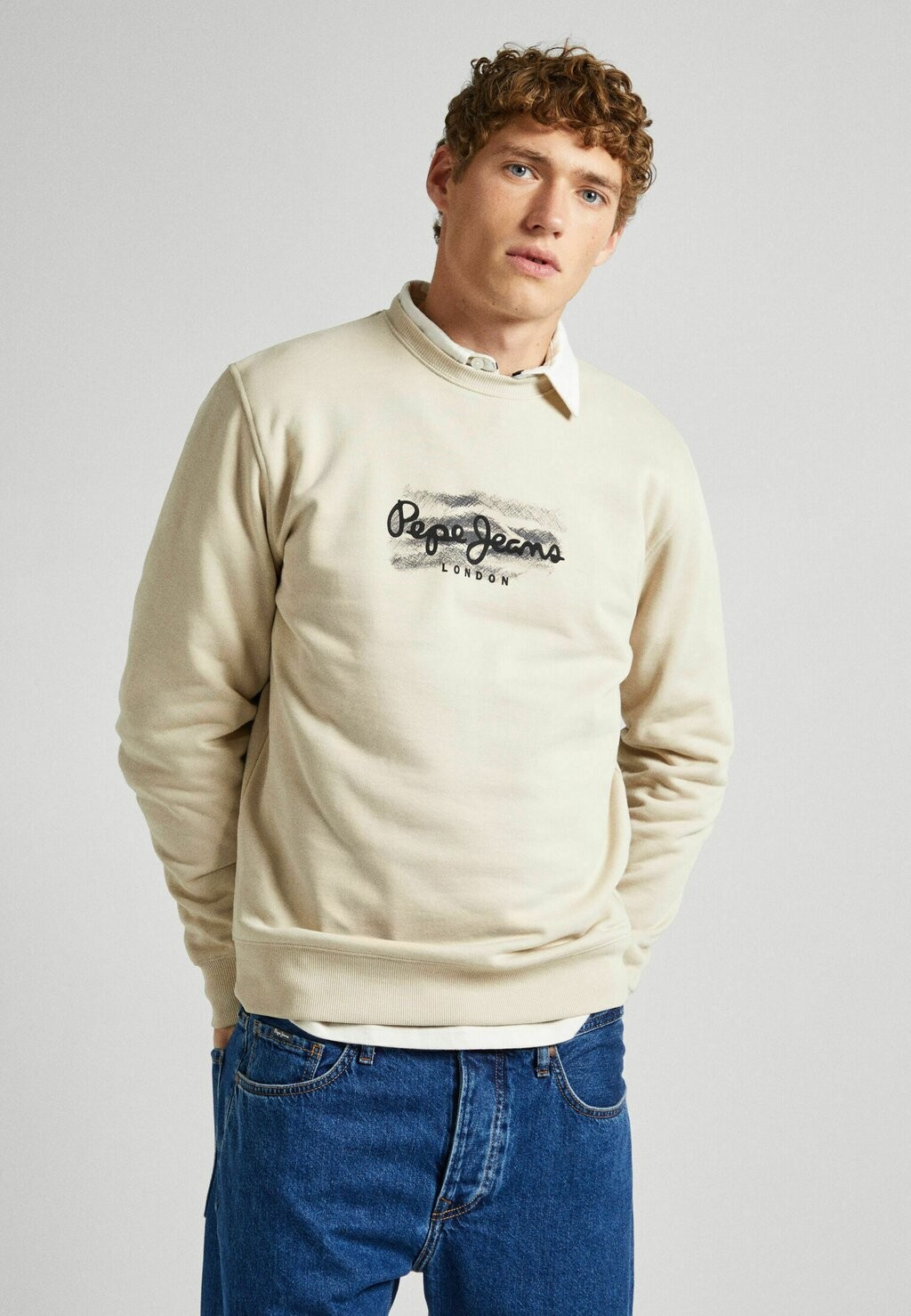 

Толстовка ROBINSON Pepe Jeans, бежевый