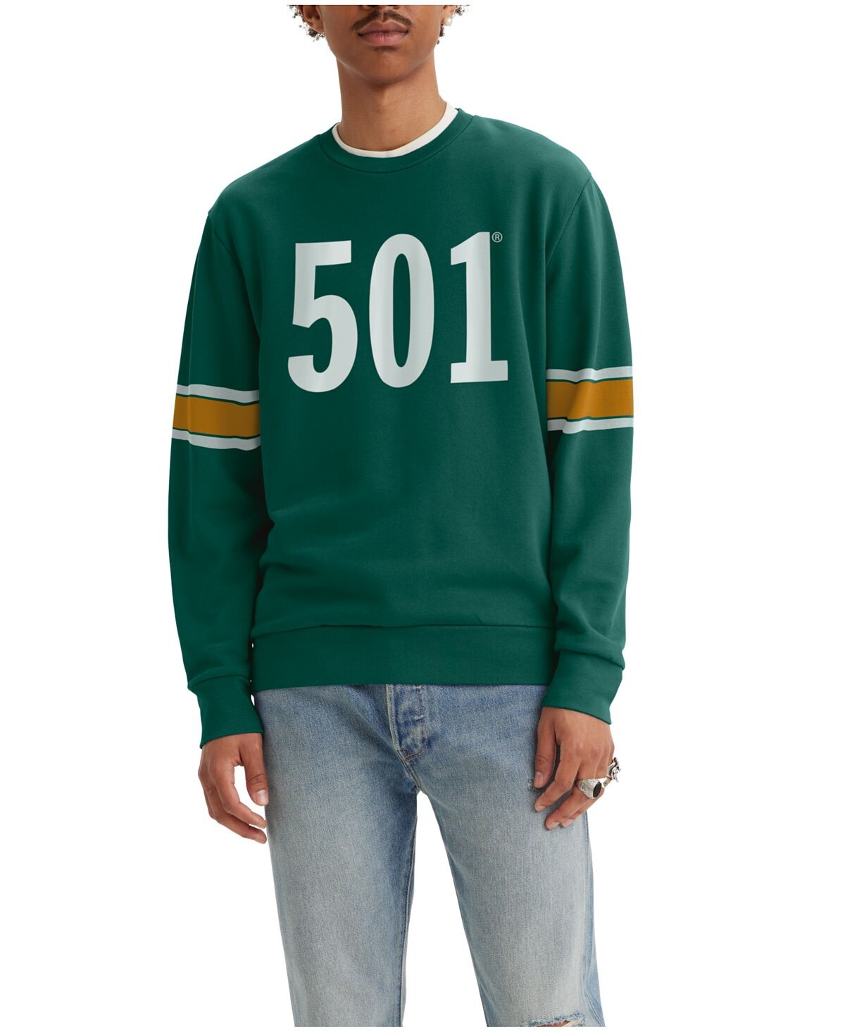

Мужской свитшот с круглым вырезом Standard Fit 501 с графическим рисунком Levi's