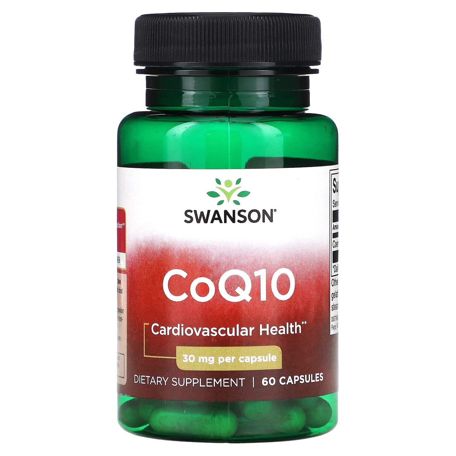 

CoQ10, 30 мг, 60 капсул, Swanson