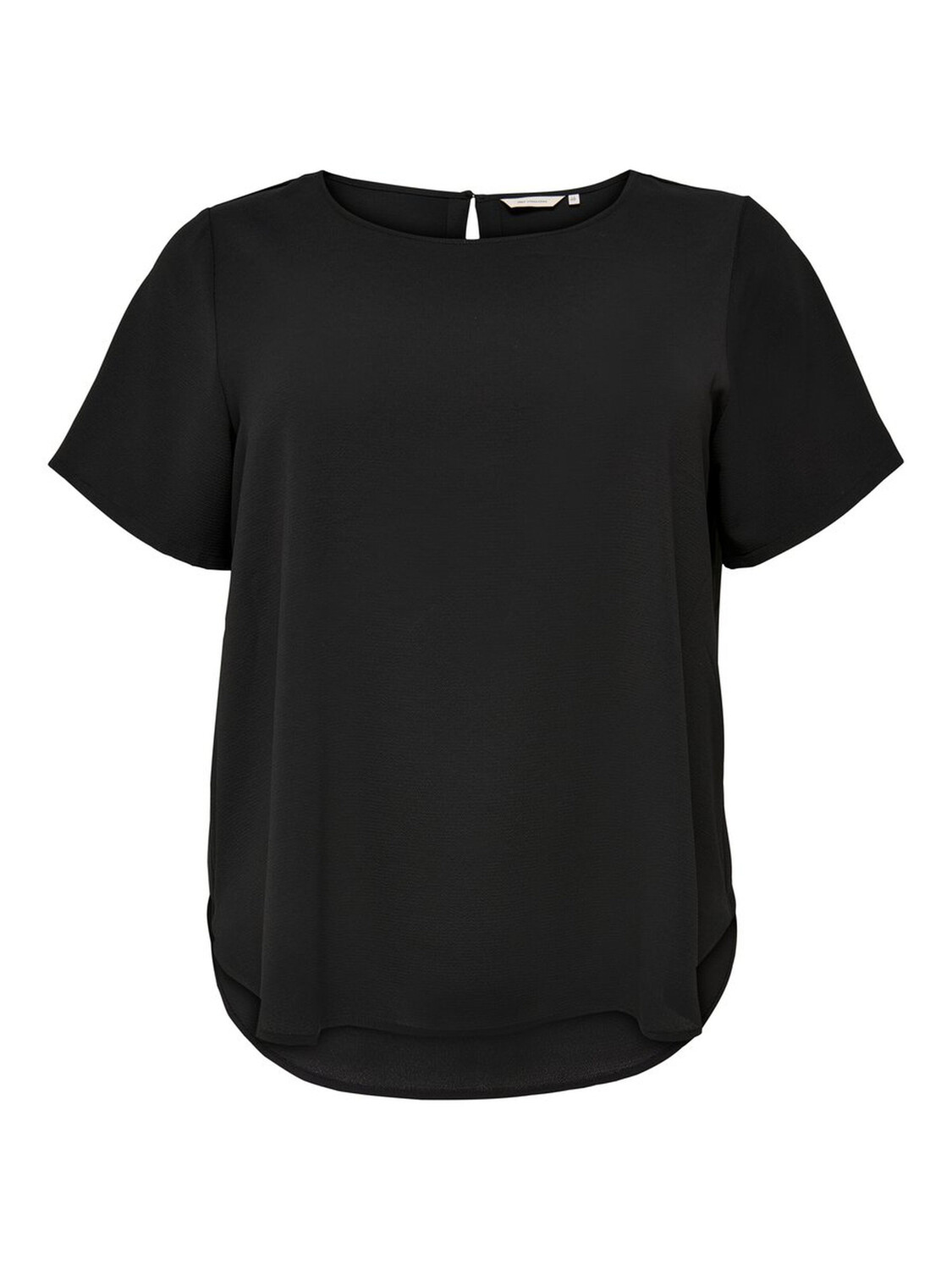 

Блуза ONLY Kurzarm Design Plus Size Curvy Shirt CARVICA Übergröße, черный