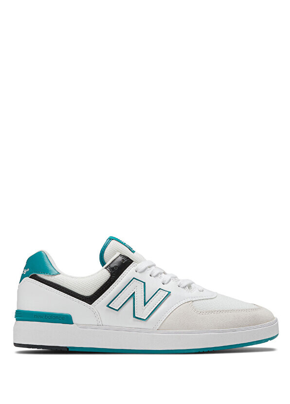 

574 бело-зеленые женские кроссовки New Balance, Зеленый