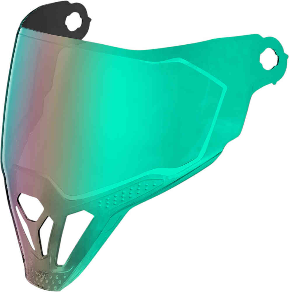 ForceShield зеркальный визор Icon, иридий зеленый защитный козырек для мотоцикла airflite зеркальный защитный козырек для лица airflite сменный козырек для шлемов airflite