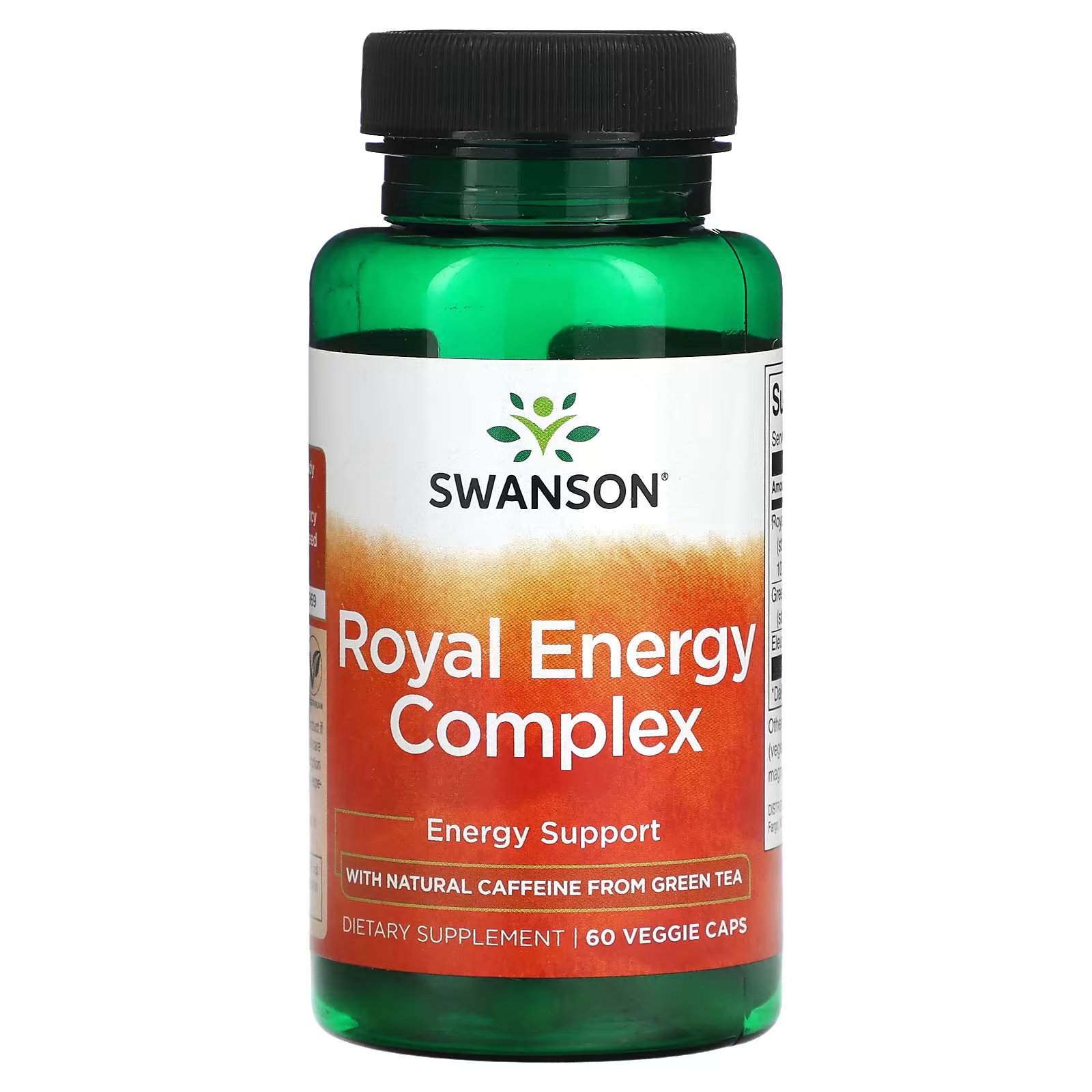 Энергетический комплекс Swanson, 60 растительных капсул тройной комплекс йода высокая эффективность 12 5 мг 60 растительных капсул swanson