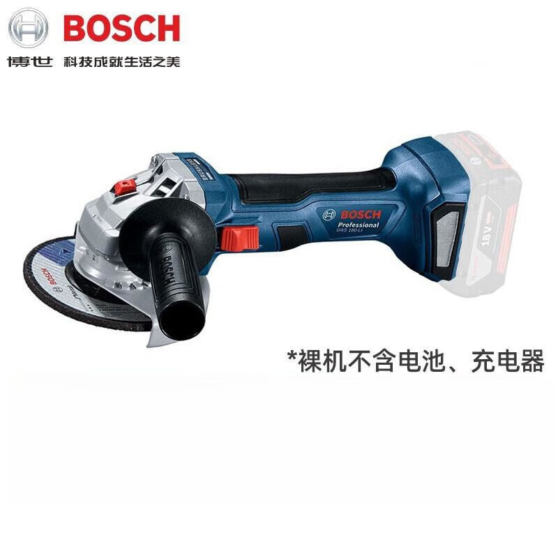 Угловая шлифовальная машина Bosch GWS180-Li, 100 мм + два аккумулятора 12.0Ah, зарядное устройство