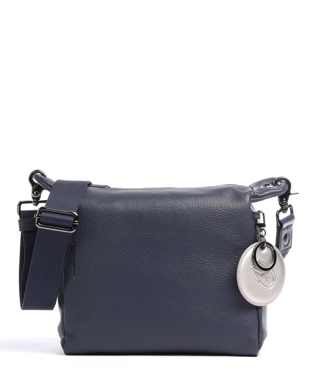 

Сумка через плечо Mellow Leather из зерненой телячьей кожи. Mandarina Duck, синий