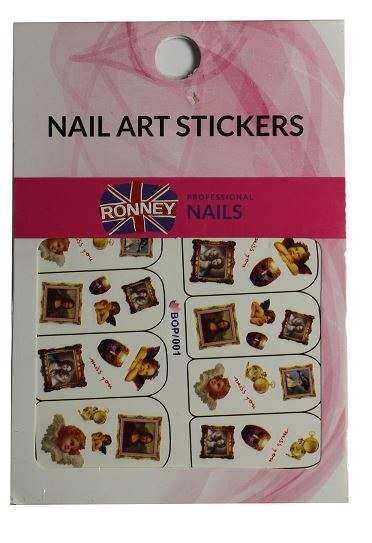 

Наклейки для ногтей на водной основе NAILART STICKERS RN 168 RONNEY -