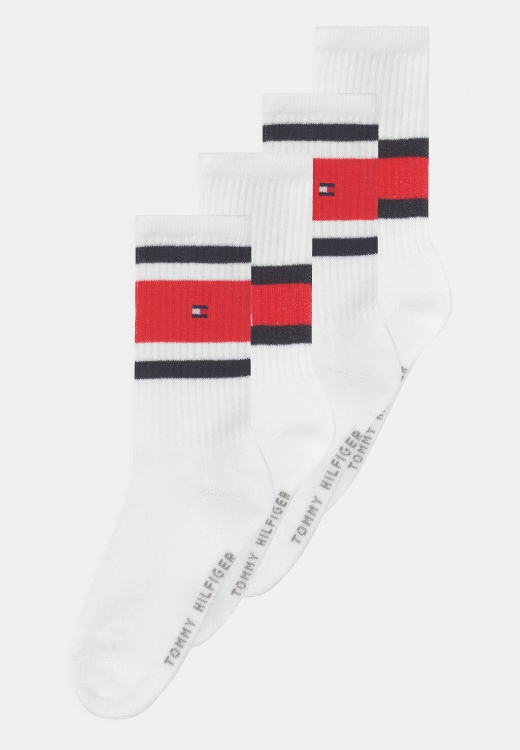 

Носки Kids Flag 4 Pack Unisex Tommy Hilfiger, белый