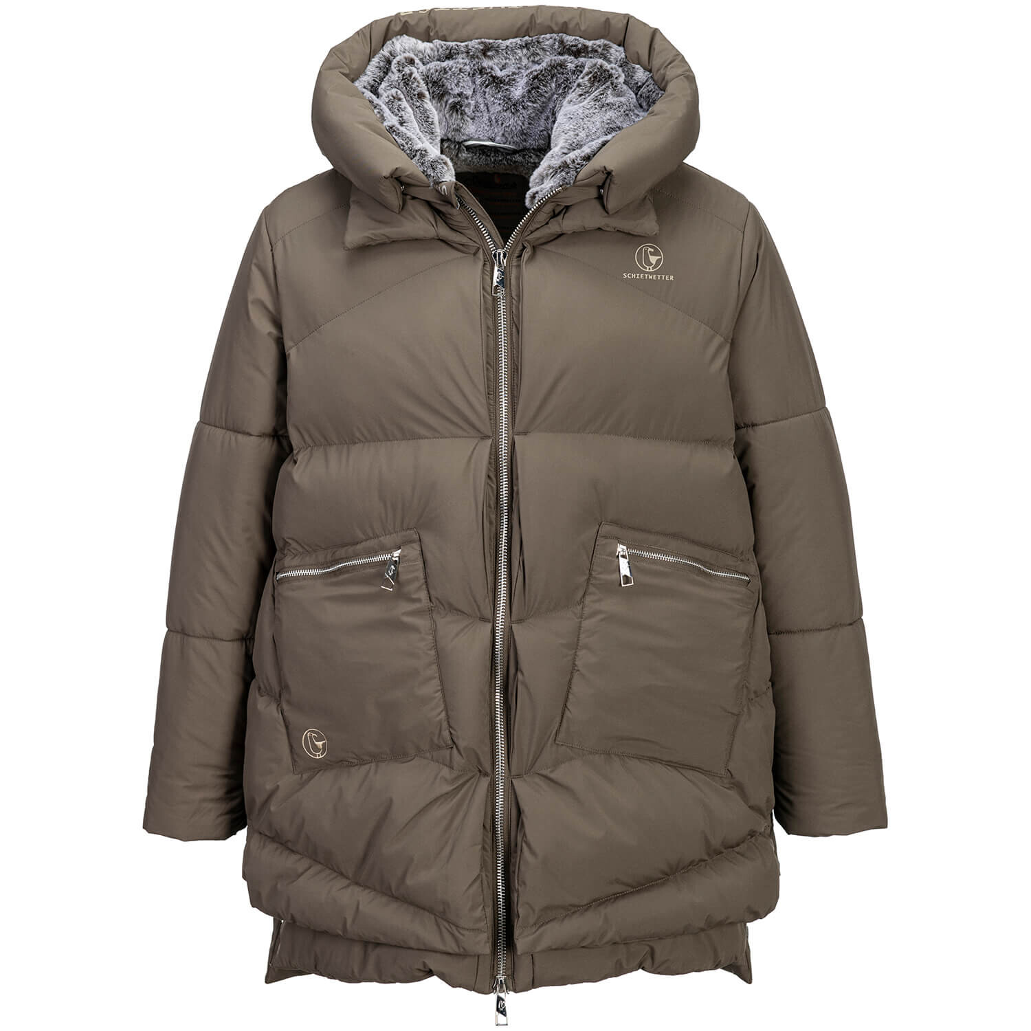 

Куртка софтшелл SCHIETWETTER Winterjacke, оливковый