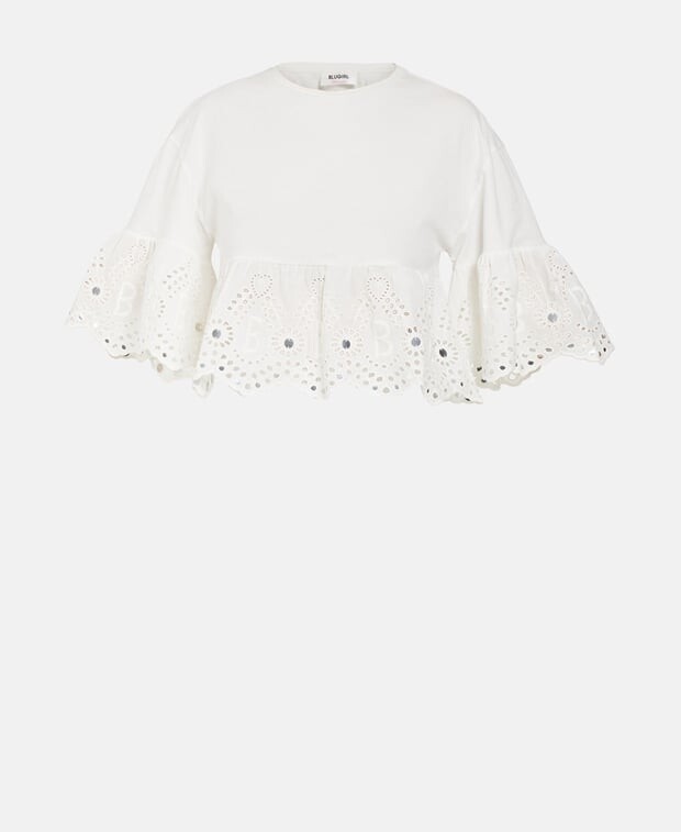 

Элегантный топ Blugirl Blumarine, белый