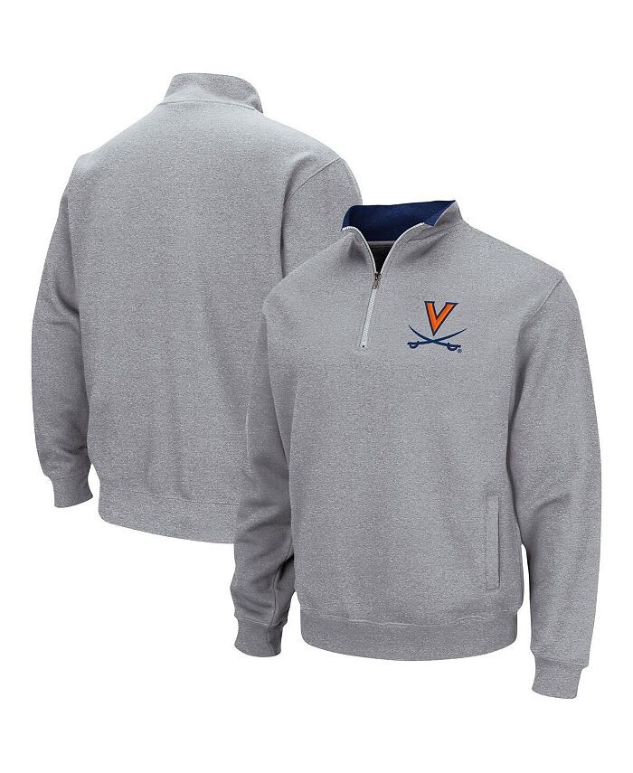 

Мужская серая куртка с логотипом Virginia Cavaliers Tortugas Team и молнией на четверть, серого цвета Colosseum, серый