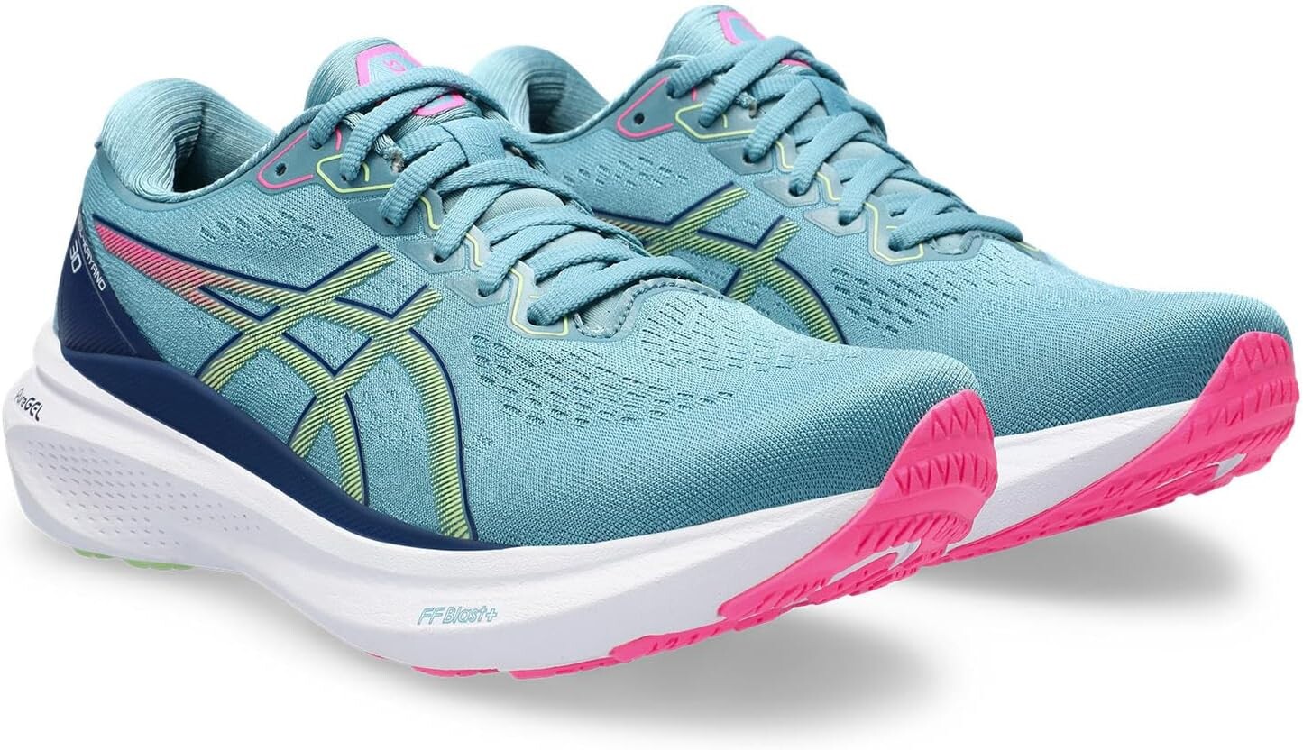 

Кроссовки GEL-Kayano 30 ASICS, цвет Gris Blue/Lime Green