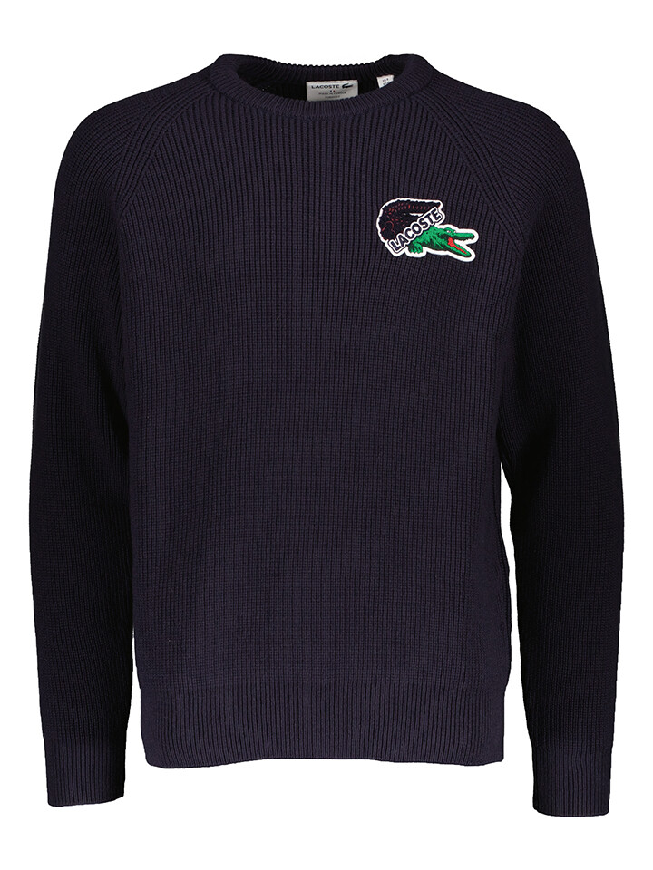 

Пуловер Lacoste Woll, темно синий