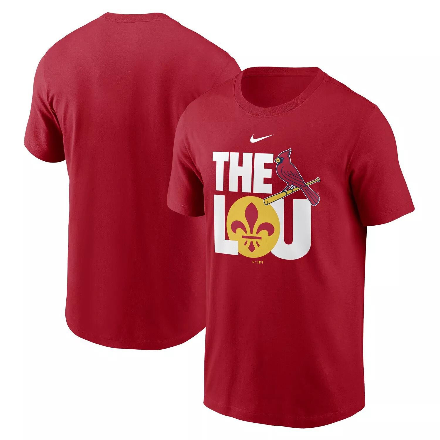 

Мужская красная футболка St. Louis Cardinals The Lou Local Team Nike, Красный