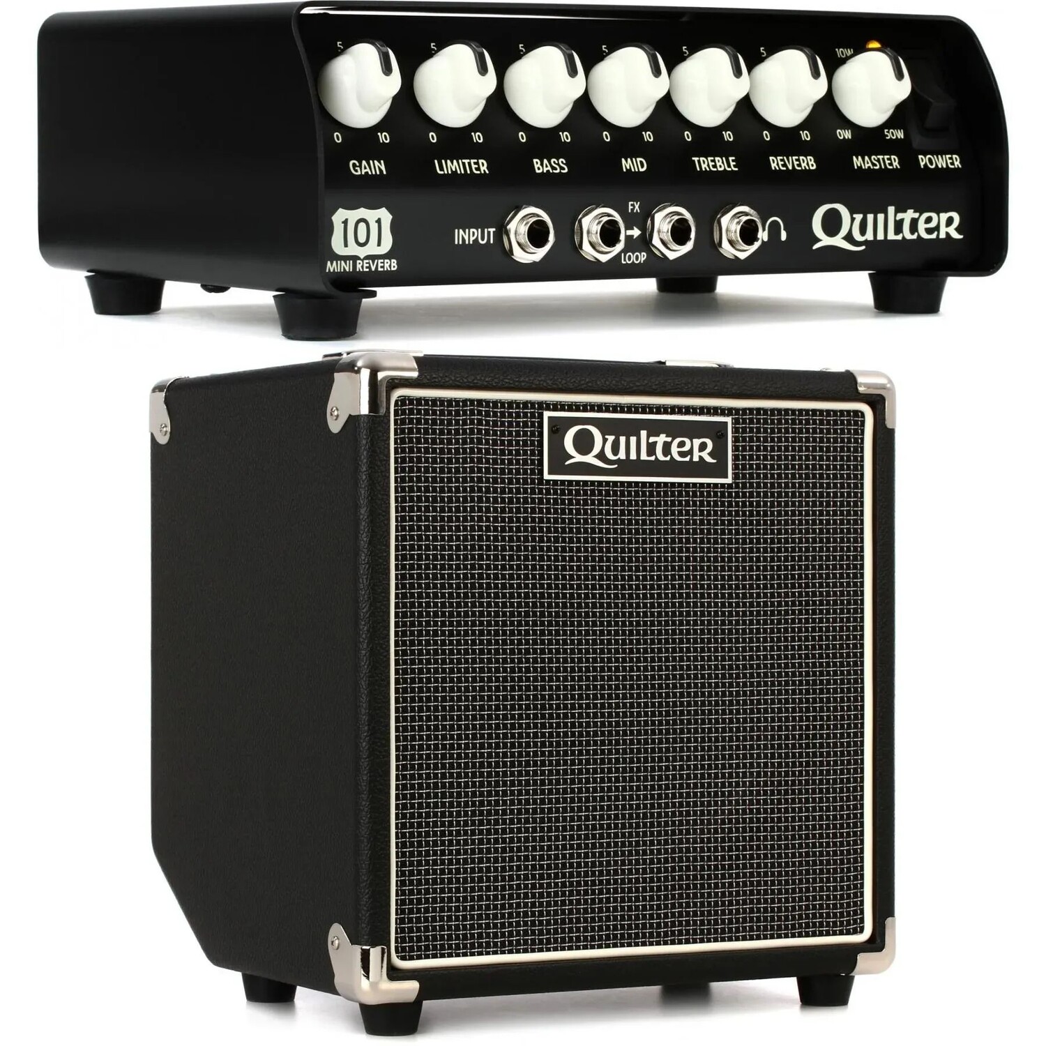 

Quilter Labs 101 REVERB, 50-ваттная головка и 100-ваттный кабинет 1x10