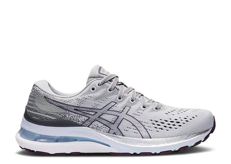 

Кроссовки ASICS WMNS GEL KAYANO 28 WIDE 'PIEDMONT GREY DEEP PLUM', серый