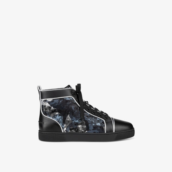 

Кожаные высокие кроссовки Louis Orlato Christian Louboutin, черный