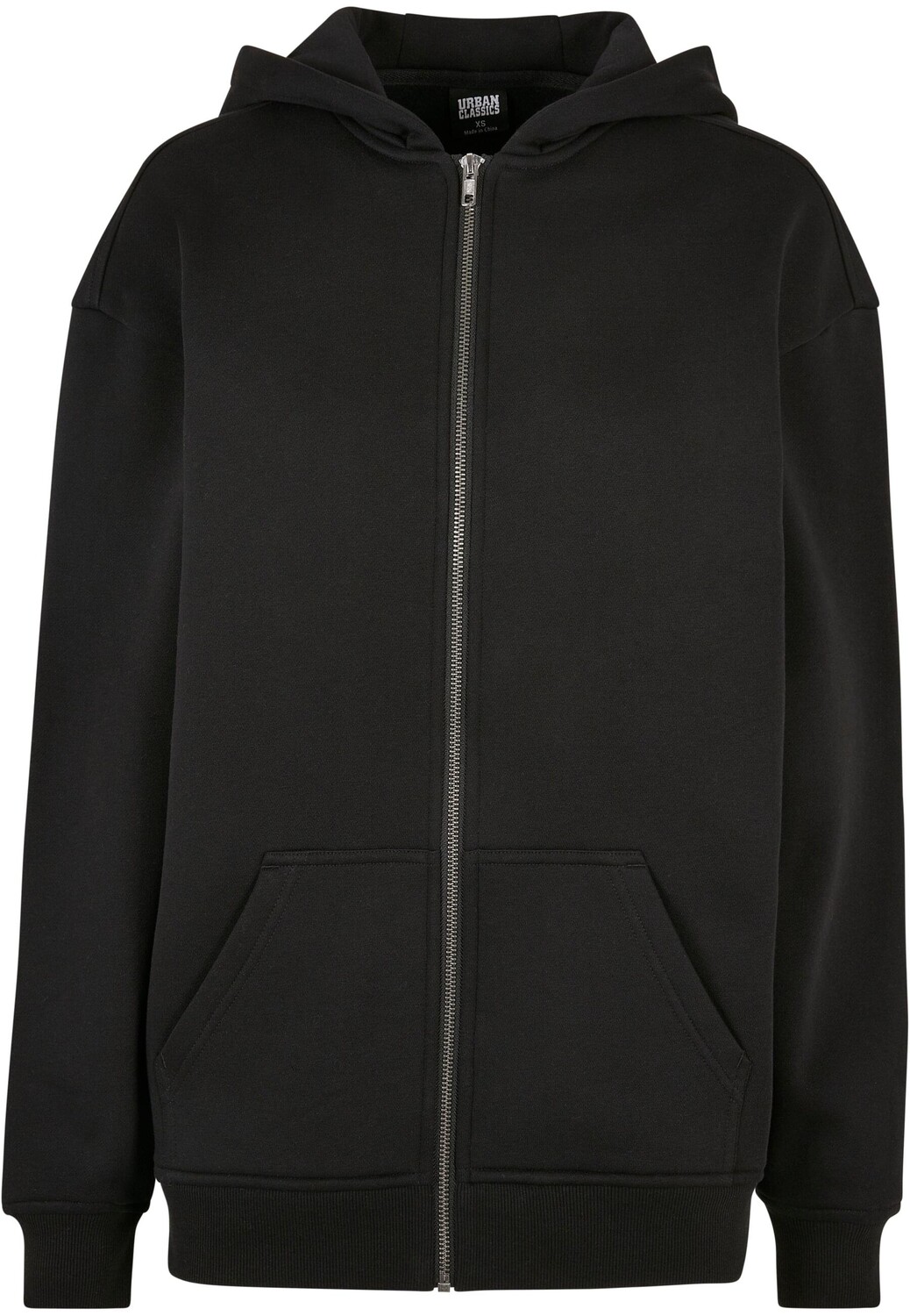 

Толстовка Urban Classics Zip Kapuzenpullover, черный