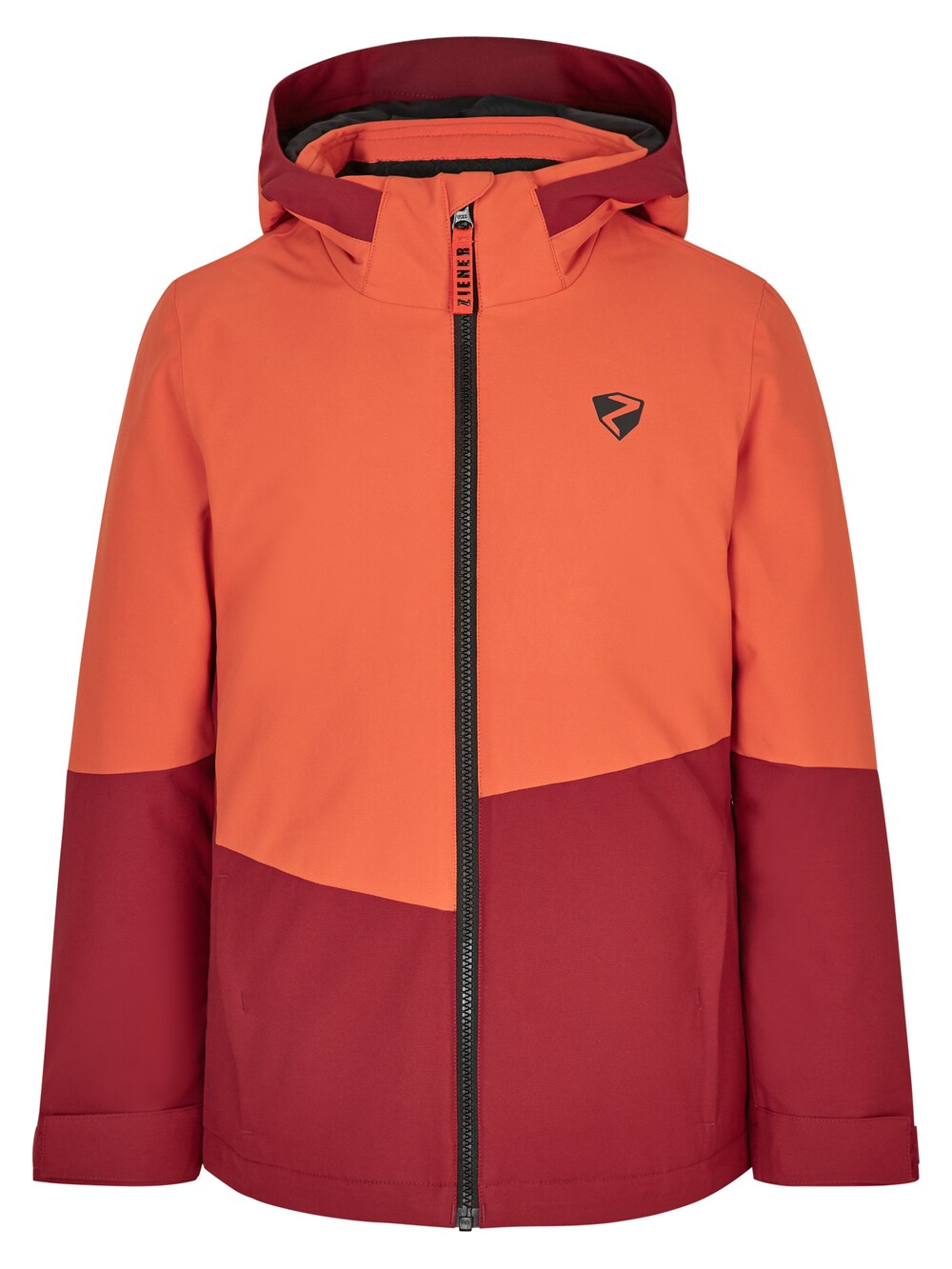 Спортивная куртка Ziener Avak, оранжево-красный спортивная куртка ziener avak фиолетовый