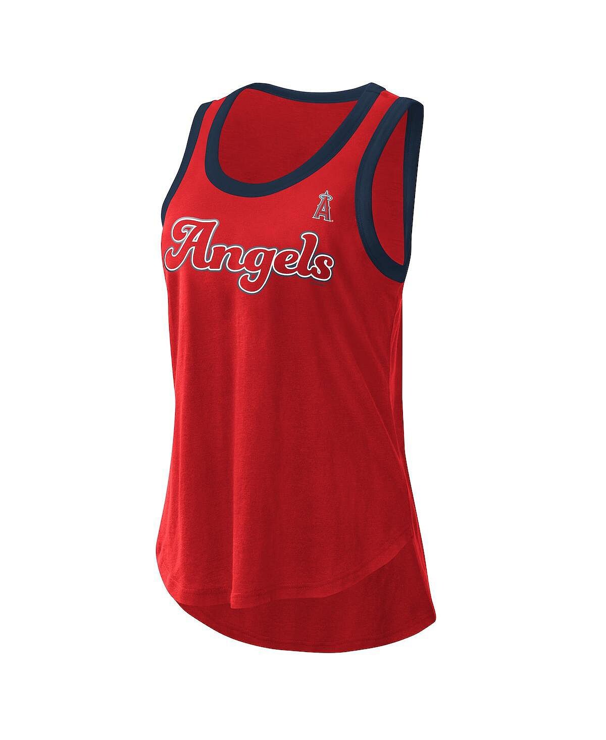 

Женская красная майка Los Angeles Angels Clubhouse G-III 4Her by Carl Banks, красный