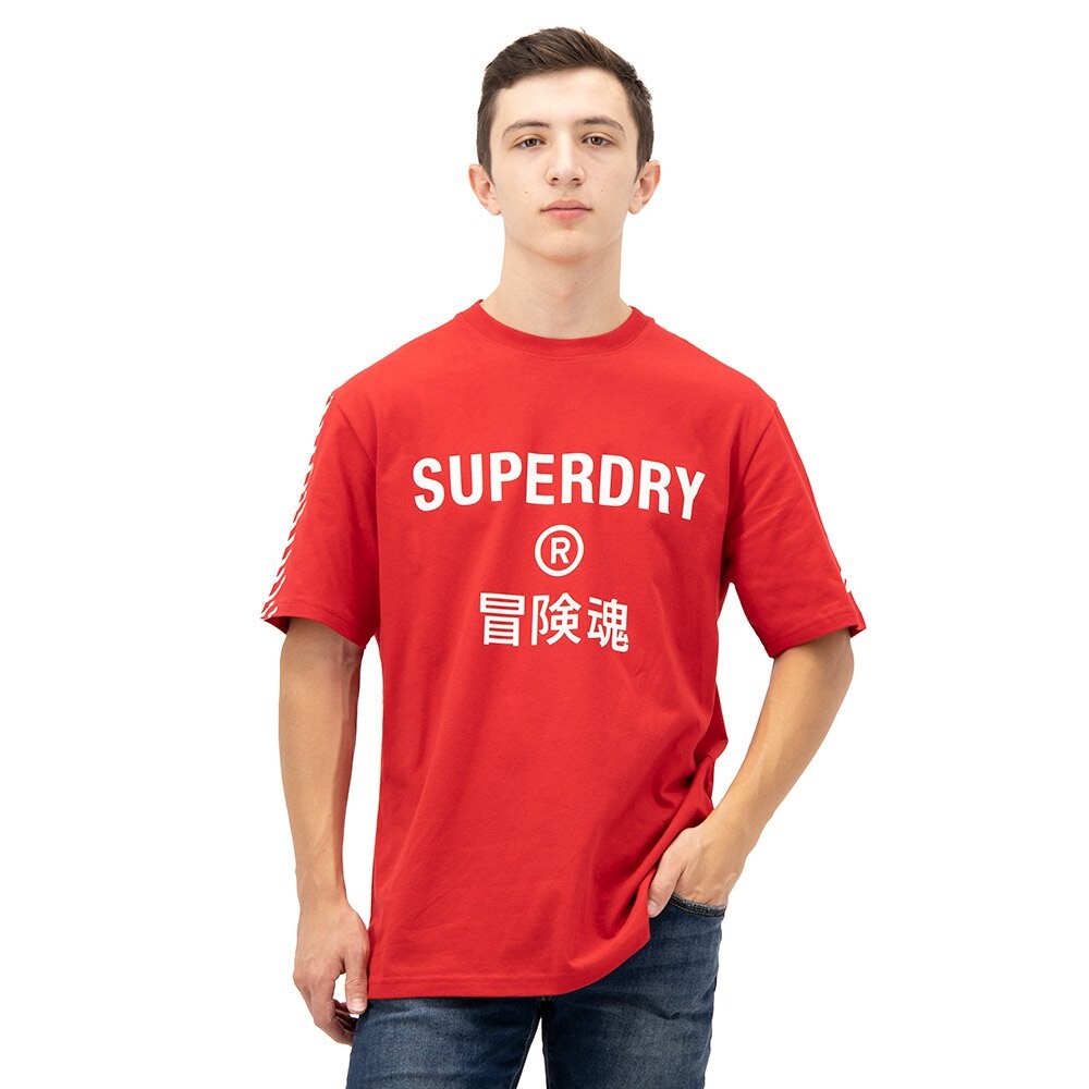 

Футболка Superdry Code Core Sport, красный