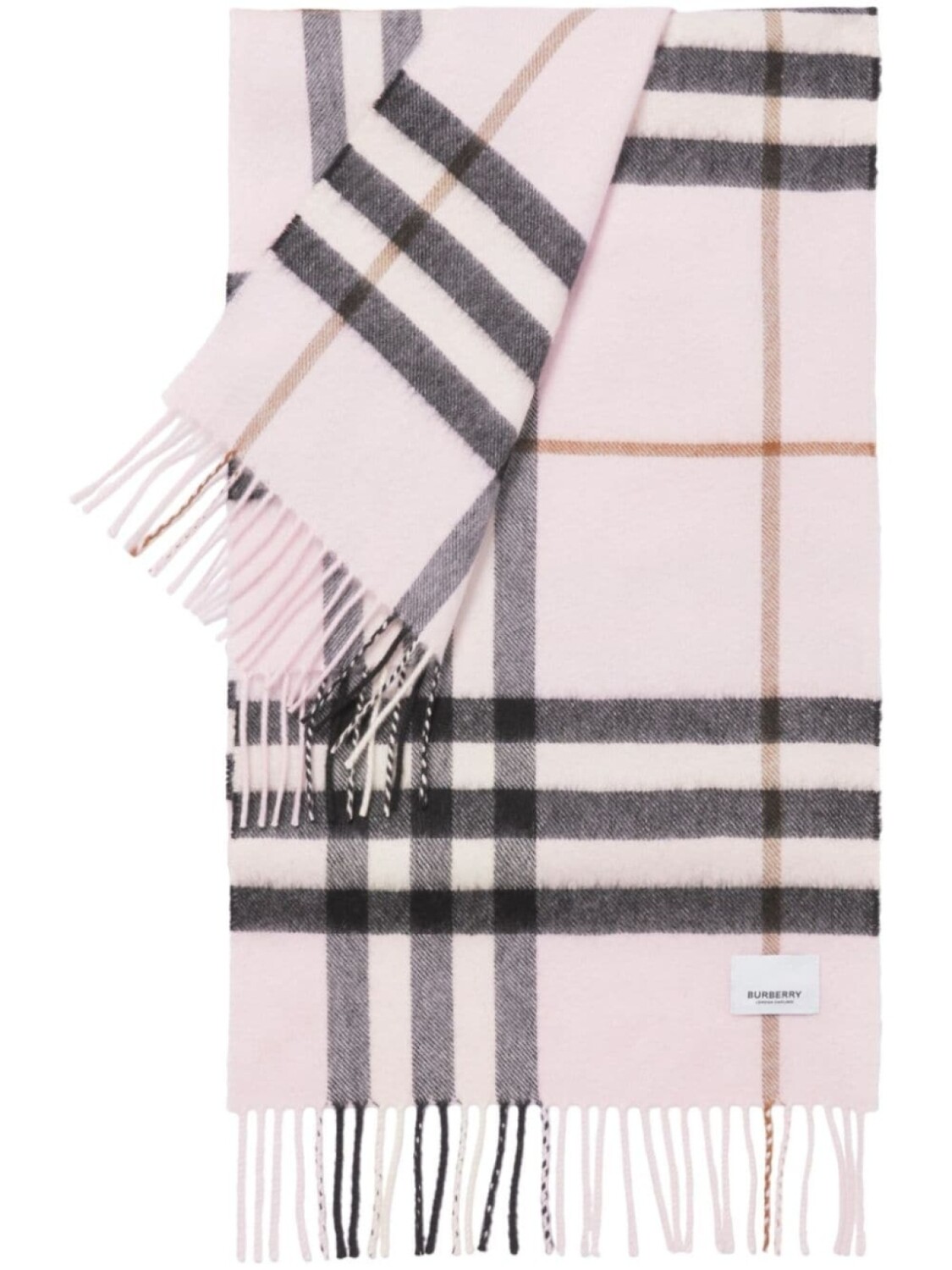 

Burberry шарф The Classic в клетку, розовый