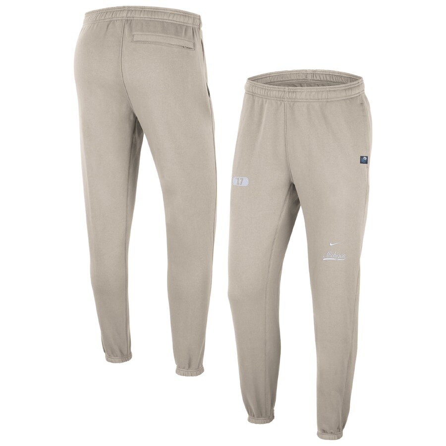 

Джоггеры Nike Michigan Wolverines, кремовый