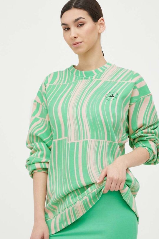 

Толстовка из хлопка adidas by Stella McCartney, зеленый