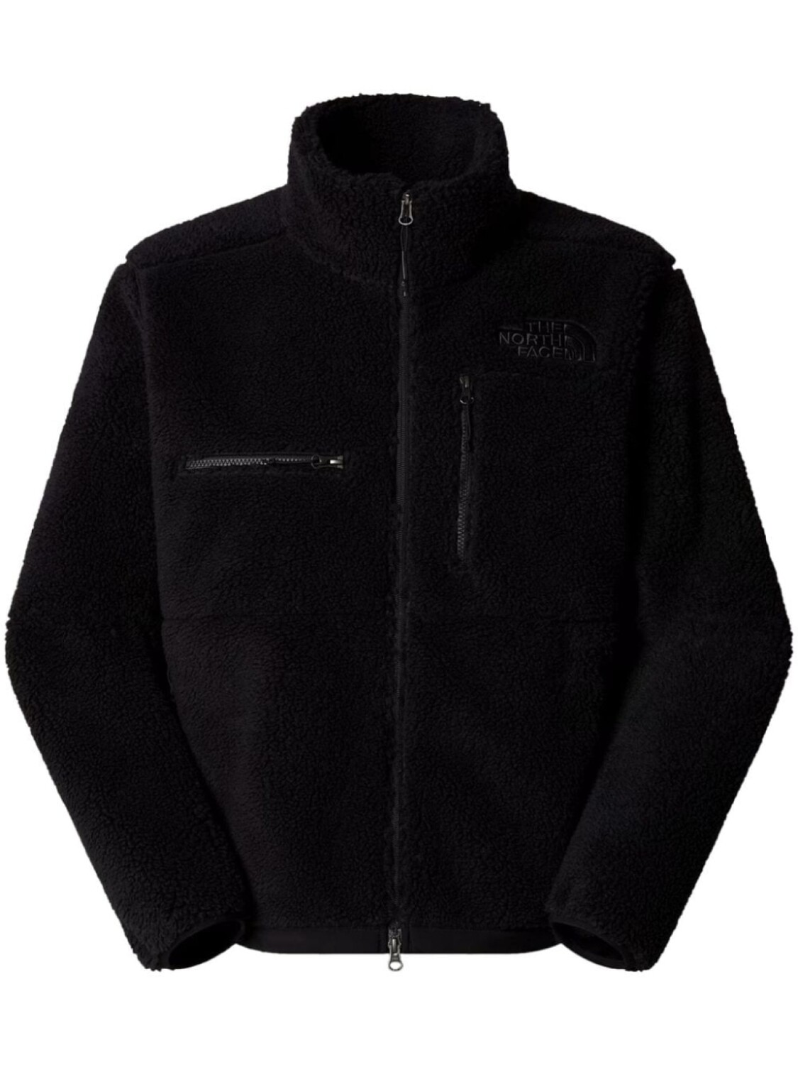 

Флисовая куртка на молнии The North Face, черный