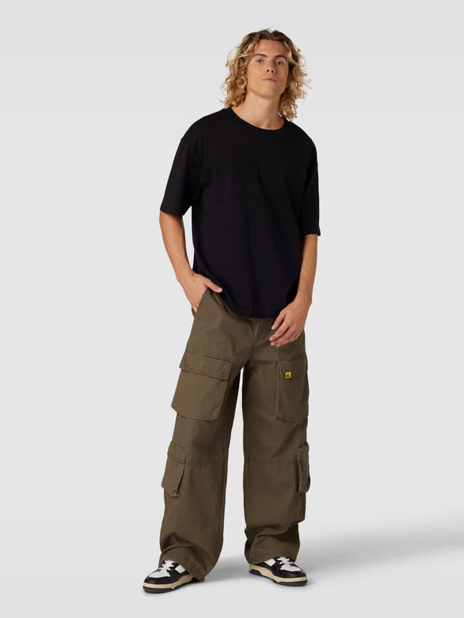 Брюки-карго с накладными карманами Review, хаки брюки с накладными карманами цвета хаки button blue