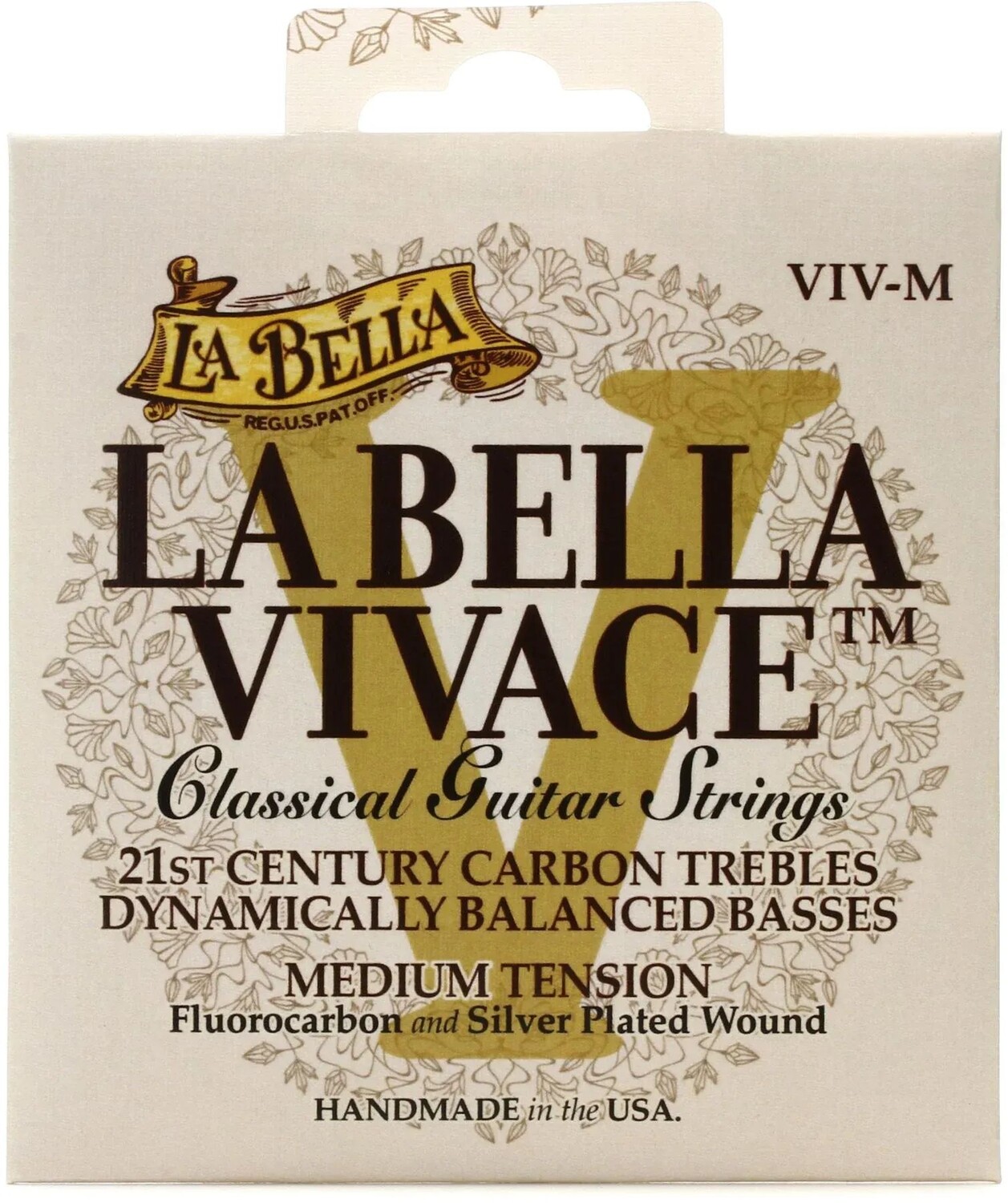 

Струны для классической гитары La Bella VIVA-M Vivace из флюорокарбона — среднее натяжение