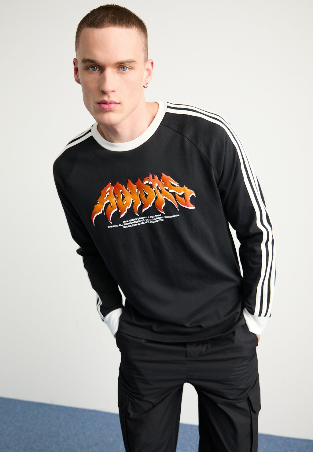 

Рубашка с длинным рукавом FLAMES adidas Originals, цвет black/white
