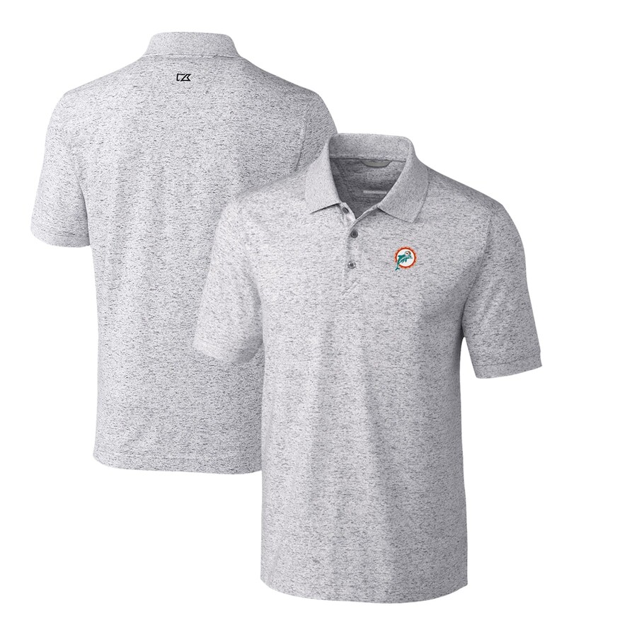 

Поло с коротким рукавом Cutter & Buck Miami Dolphins, стальной
