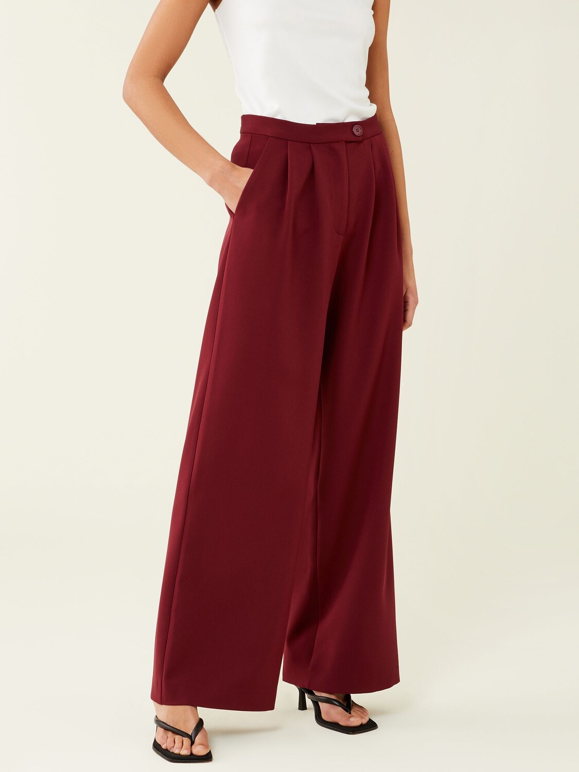 

Брюки Finery Jeanne Tailored, Бордо